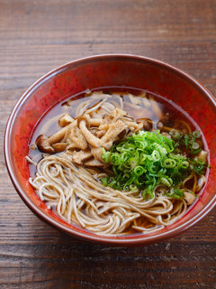糖質制限!たっぷりきのこのかけそば-レシピのメイン写真