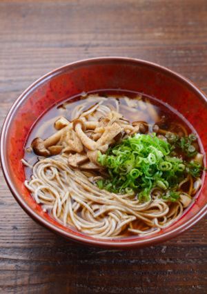 糖質制限！たっぷりきのこのかけそば-レシピのメイン写真