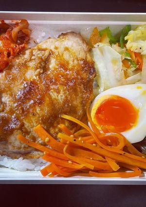 ガッツリ！生姜焼き弁当-レシピのメイン写真