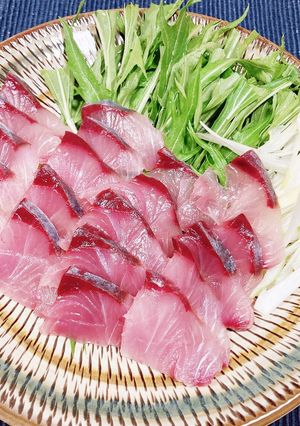 ぶりしゃぶ　ねぎと大根　生姜ポン酢-レシピのメイン写真