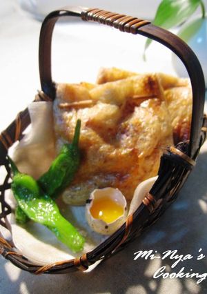 キムチ納豆の油あげ包み焼き-レシピのメイン写真