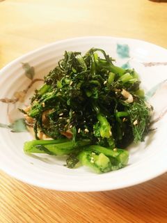 簡単☆春菊ナムル-レシピのメイン写真