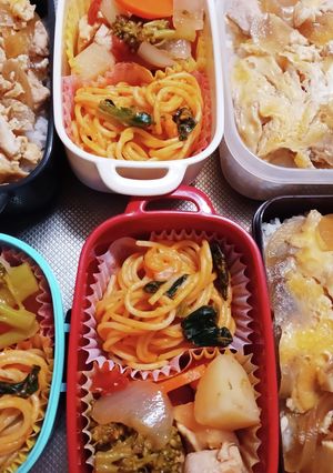 高校生息子、旦那、娘弁当(11/21)-レシピのメイン写真