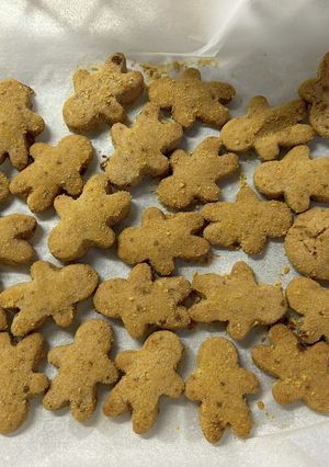 MrsWongちの愛犬用Xmasクッキー-レシピのメイン写真