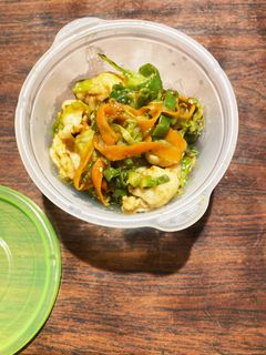 鶏皮と根菜カレー粒マスタード炒め-レシピのメイン写真