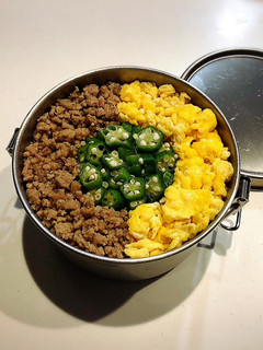 のっけ弁当2022.11.21そぼろ丼-レシピのメイン写真