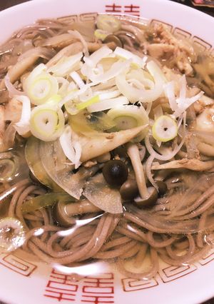鷄きのこそば-レシピのメイン写真