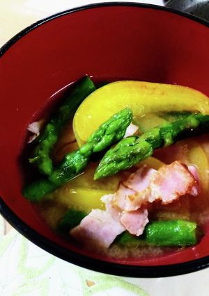 野菜のお味噌汁-レシピのメイン写真