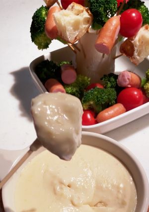 X’masツリークリームチーズフォンデュ-レシピのメイン写真