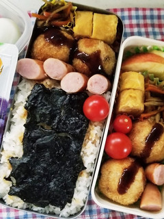 コロッケのり弁(11.21)-レシピのメイン写真