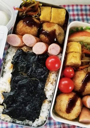 コロッケのり弁(11.21)-レシピのメイン写真