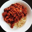 基本のミートソーススパゲティ