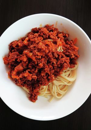 基本のミートソーススパゲティ-レシピのメイン写真