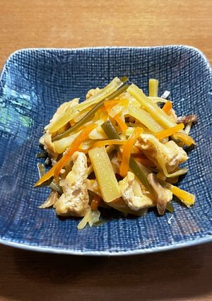 ブロッコリーの芯と茎のきんぴら風 副菜-レシピのメイン写真
