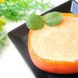【砂糖なし!】豆乳で作る、柿プリン