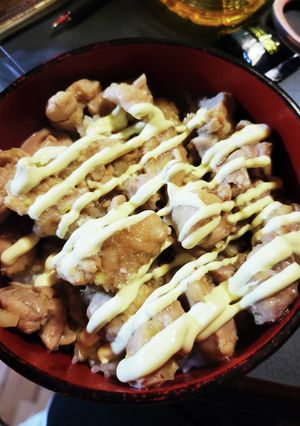 照り焼きチキンネギマヨ丼？-レシピのメイン写真