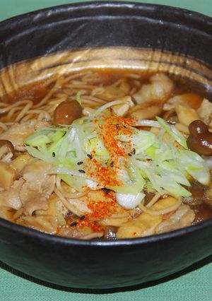 生姜たっぷりあったか‼あんかけ蕎麦-レシピのメイン写真