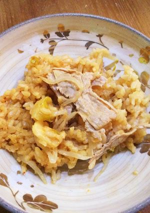 豚キムチ釜飯風-レシピのメイン写真