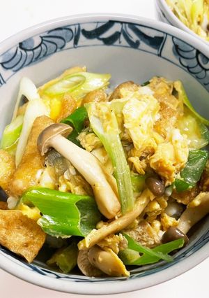 きのこ入り衣笠丼-レシピのメイン写真