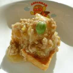A picture of 厚揚げのそぼろ煮.