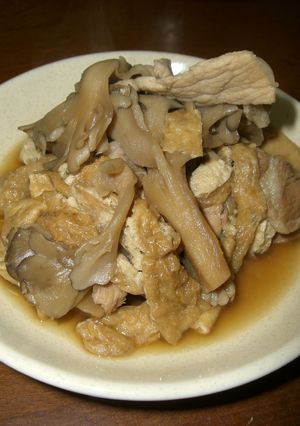 舞茸と豚肉の煮物-レシピのメイン写真