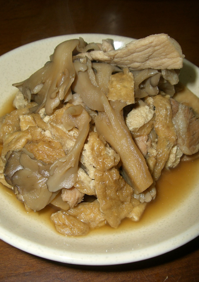 舞茸と豚肉の煮物-レシピのメイン写真