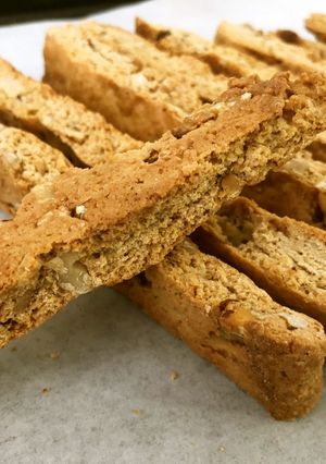 ザクザク食感☆全粒粉入りビスコッティ♪-レシピのメイン写真