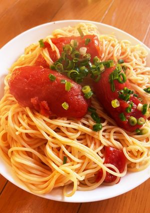 迫る特に予定無し誕生日とトマト缶パスタ-レシピのメイン写真