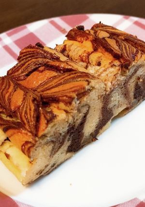 マーブルスフレヨーグルトケーキ-レシピのメイン写真
