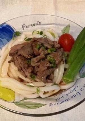 さっぱり肉うどん-レシピのメイン写真