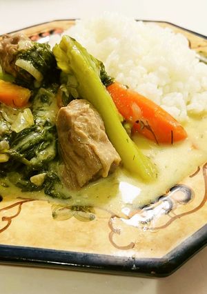 ギリシャ料理ラム肉煮「アルニ フリカセ」-レシピのメイン写真