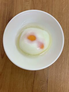 電子レンジで即席温泉卵-レシピのメイン写真
