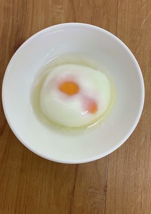 電子レンジで即席温泉卵-レシピのメイン写真