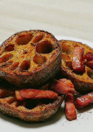 絶品！れんこんステーキ-レシピのメイン写真