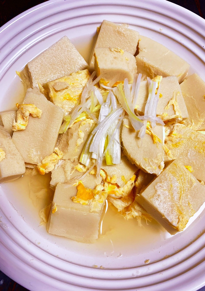 高野豆腐の卵とじ-レシピのメイン写真