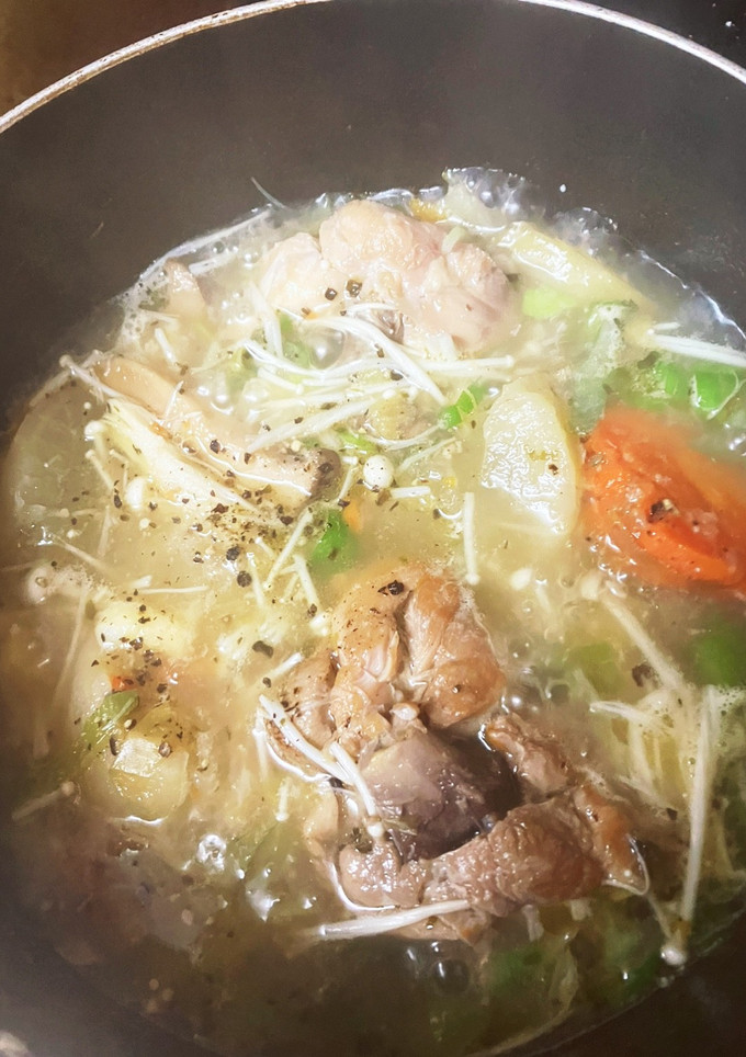 大根と骨付き鶏肉の鍋-レシピのメイン写真