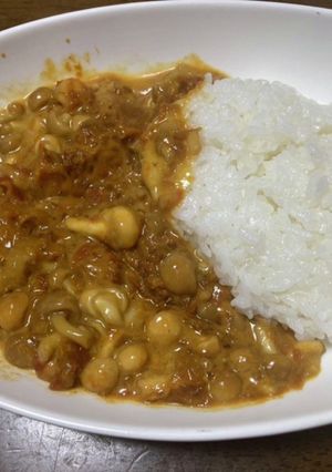 ナメコのスパイスカレー-レシピのメイン写真