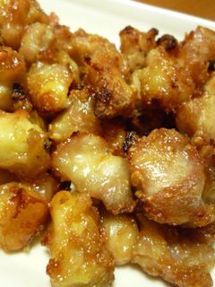 ☼レンジのグリルで♪鶏ひざ軟骨の唐揚げ-レシピのメイン写真