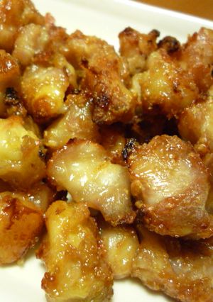 ☼レンジのグリルで♪鶏ひざ軟骨の唐揚げ-レシピのメイン写真