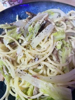 サバ缶パスタ-レシピのメイン写真