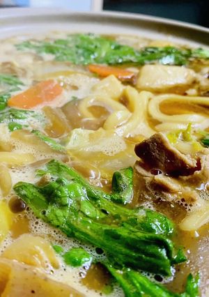 鍋といえば｡｡｡豚汁煮込みうどん鍋-レシピのメイン写真