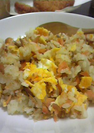 塩鮭チャーハン-レシピのメイン写真