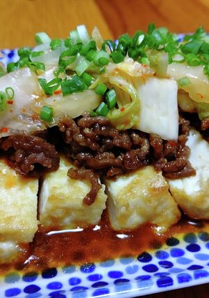 簡単がっつり系の厚揚げステーキ-レシピのメイン写真