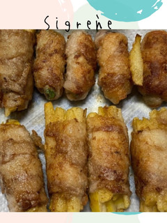 リンゴの豚肉巻き焼き-レシピのメイン写真