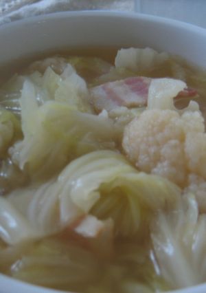 ほっこり❤カリフラワーとキャベツのスープ-レシピのメイン写真