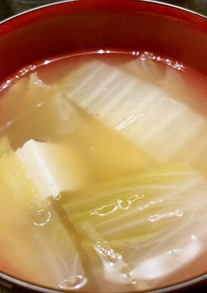 Napa Cabbage Soup-レシピのメイン写真
