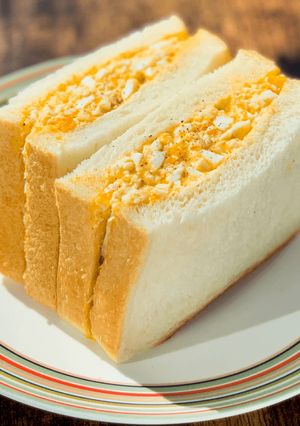 95℃ 毎日食べたい！基本のたまごサンド-レシピのメイン写真