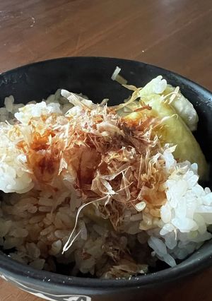 丸ごとナスの炊き込みご飯-レシピのメイン写真