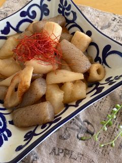 こんにゃくとちくわと大根煮-レシピのメイン写真