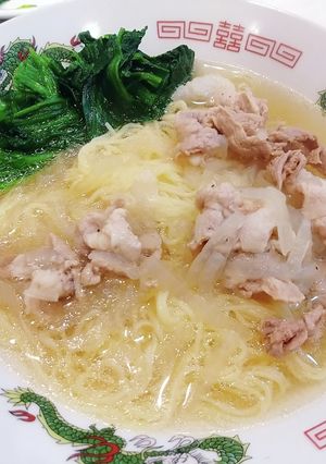 パスタでラーメン、決め手は重曹-レシピのメイン写真